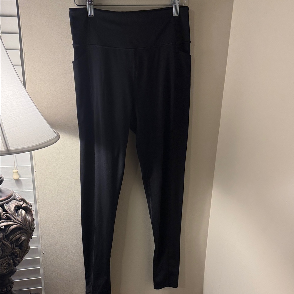 Women's Black High-Waisted athletic pants